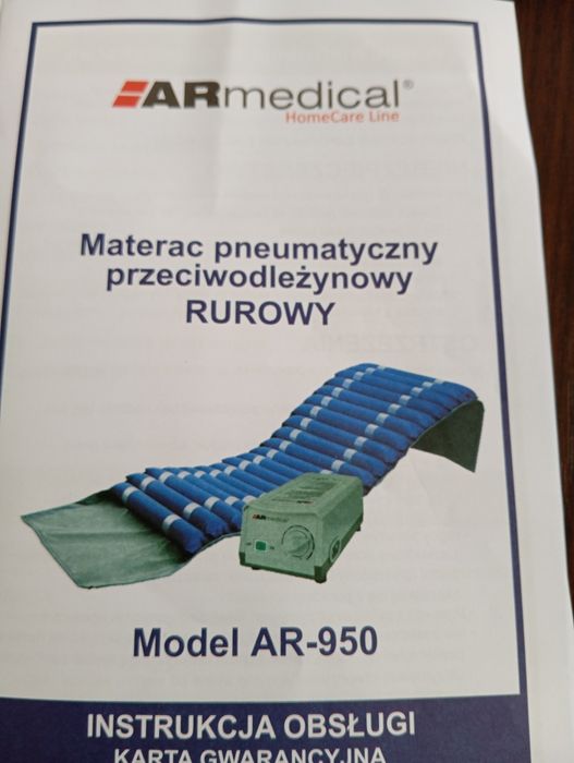 Pompa AR-950 do materac pneumatyczny przeciwodleżynowy rurowy ARmedic