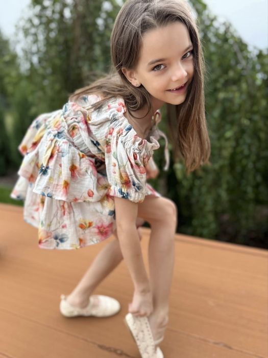 Nowy komplet bluzeczka i spódniczka zula handmade 122