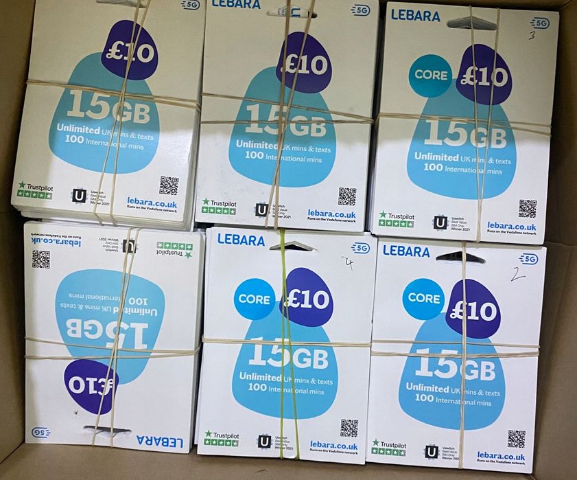 Lebara UK Starter SIM Card Prepaid SMS OTP Code Warszawa Wola  OLX.pl