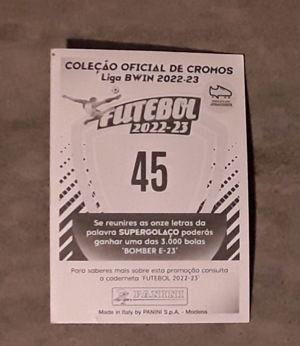 Colecção Oficial de Cromos Liga Bwin 2022-23 - Futebol