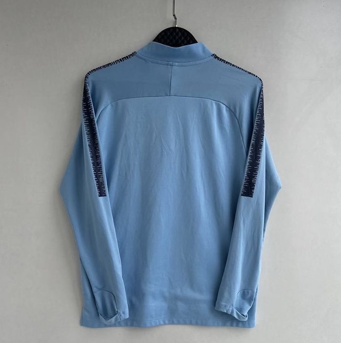 Кофта Nike Manchester Sity тренувальна футбольна зипка 1/4 лонгслів