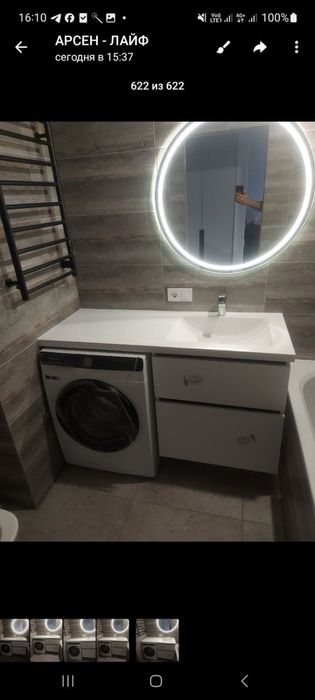 Столешня (стільниця, столешница) зі штучного каменю на замовлення