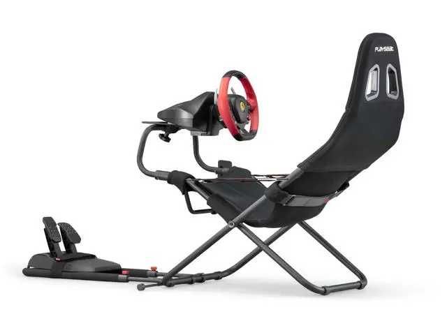 Fotel Playseat Challenge Actifit Wyścigowy Czarny Welur z Kierownicą