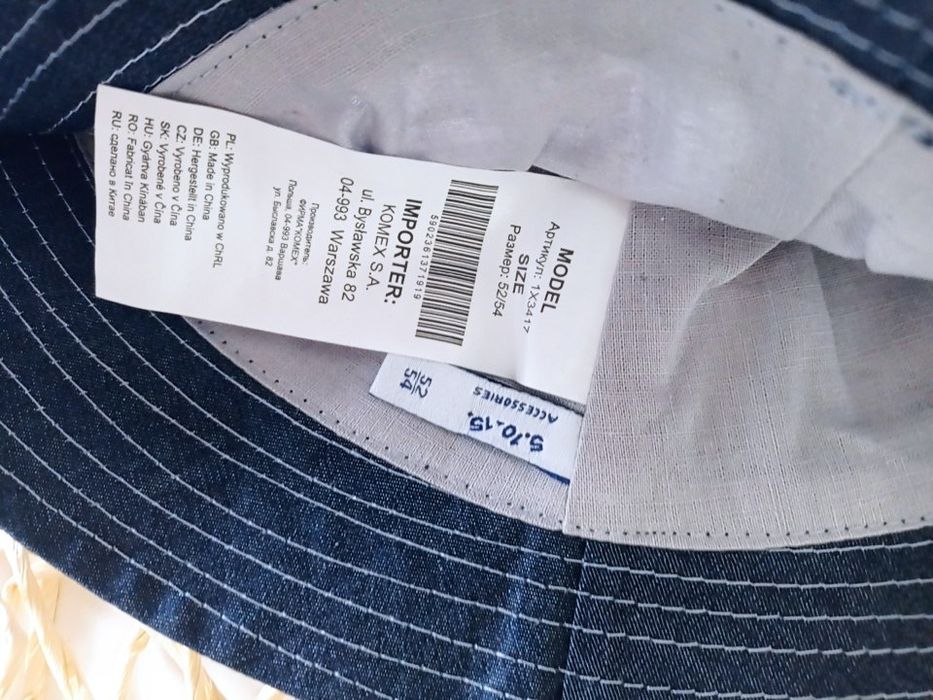 Kapelusz czapka 52/54