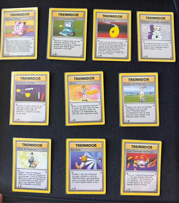 Pokémon Base Set Português 1ª Edição - Coleção Completa - 30 anos - 102 Cartas