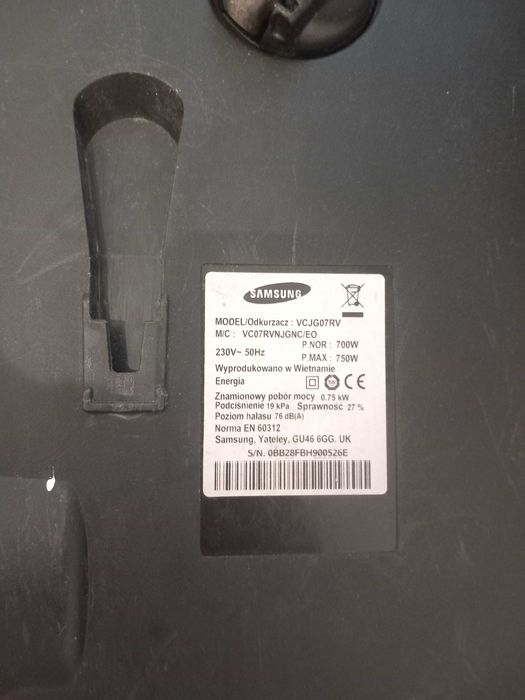 Odkurzacz Samsung.