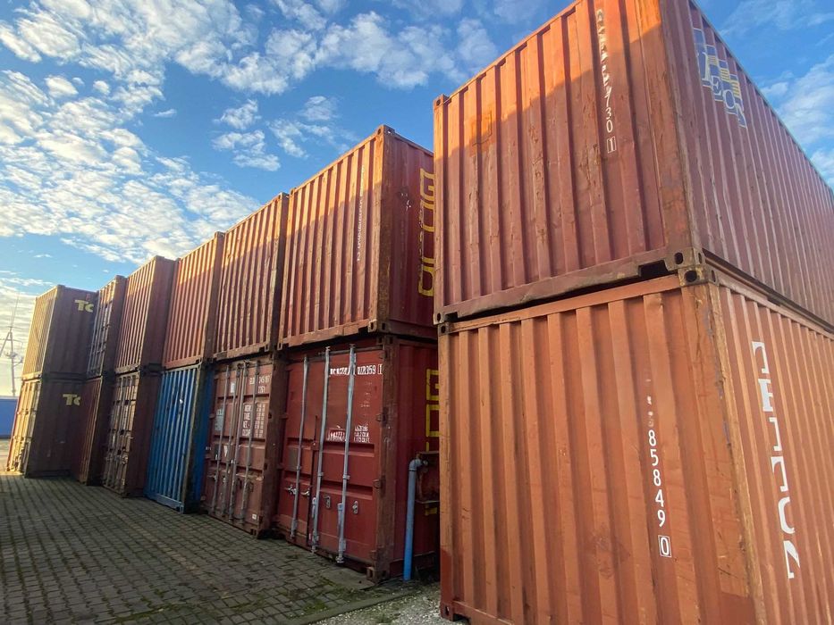 Kontener magazynowy 20DV/DC (6 m) używany - Transport Cała Polska