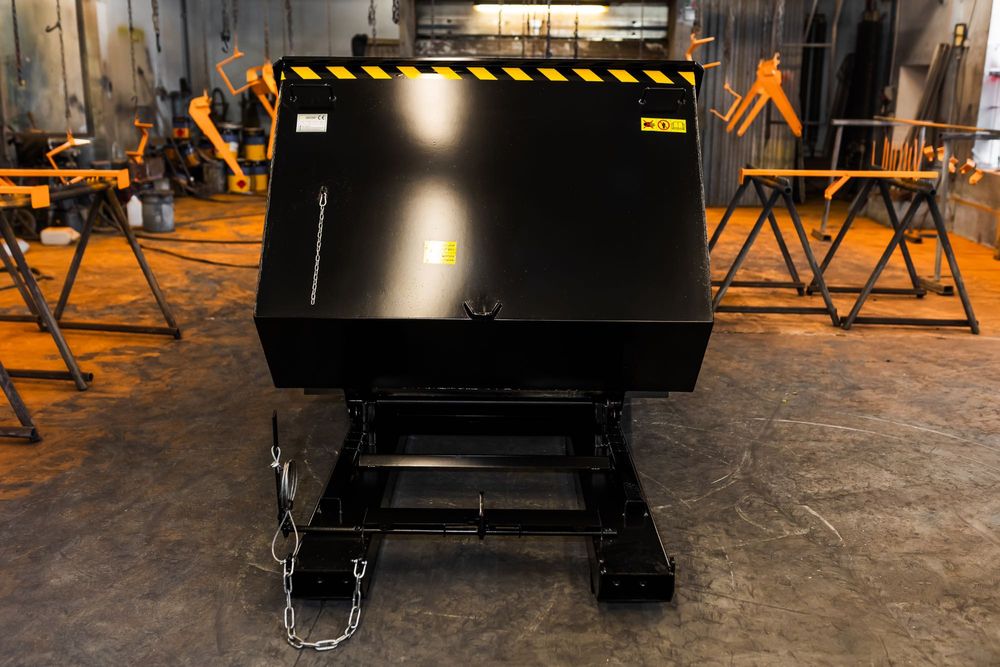 Kontener 1500L / Kontener samowyładowczy / Koleba / Kontener do wózka