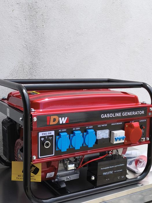 Gerador 8500w arranque eléctrico de chaves monofásico e trifásico