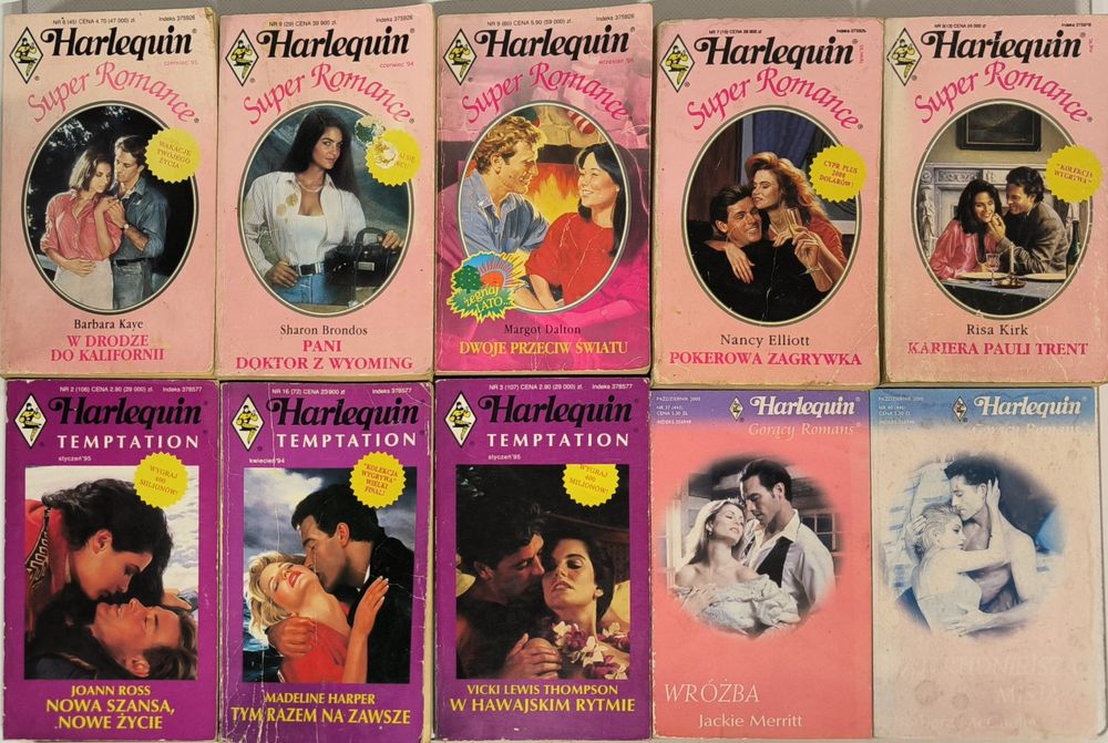 Harlequin 5 - zestaw książek romanse