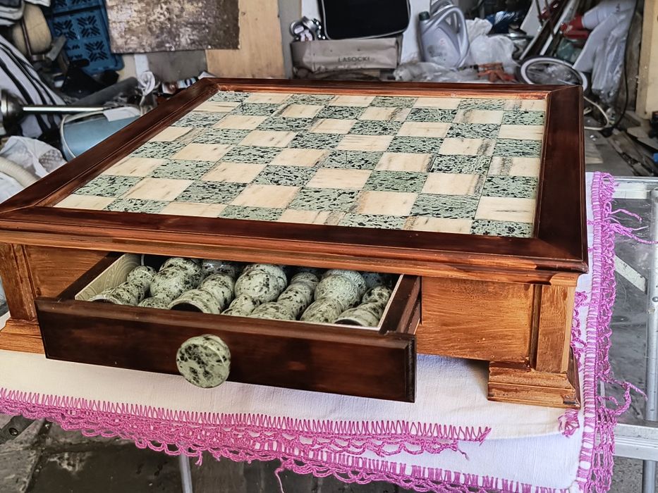 Szachy marmur ręczna robota