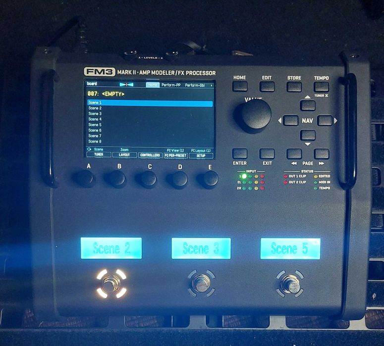 Pedaleira Fractal FM3 Mk2 Turbo