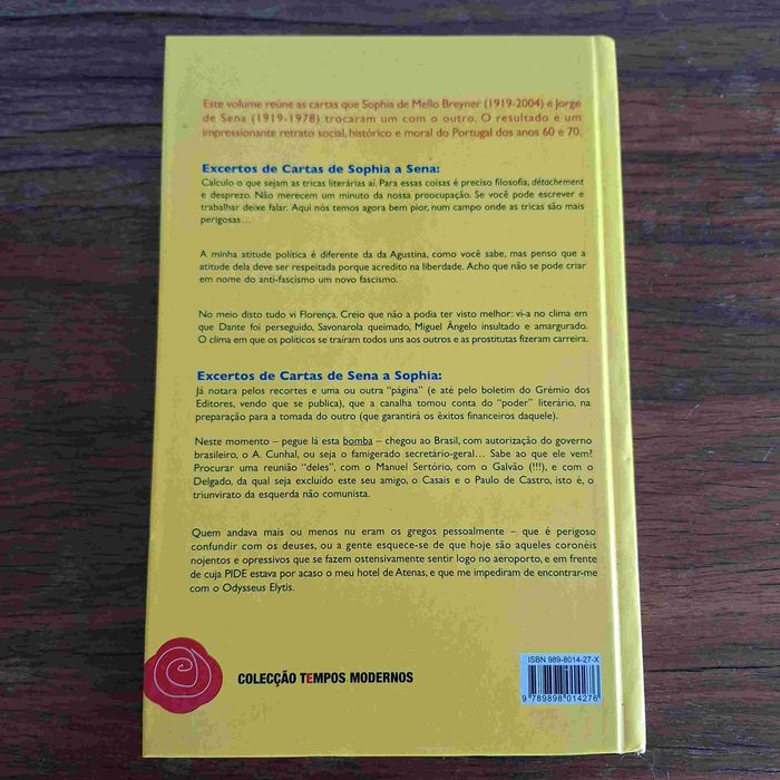 Sophia de Mello Breyner e Jorge de Sena - Correspondência