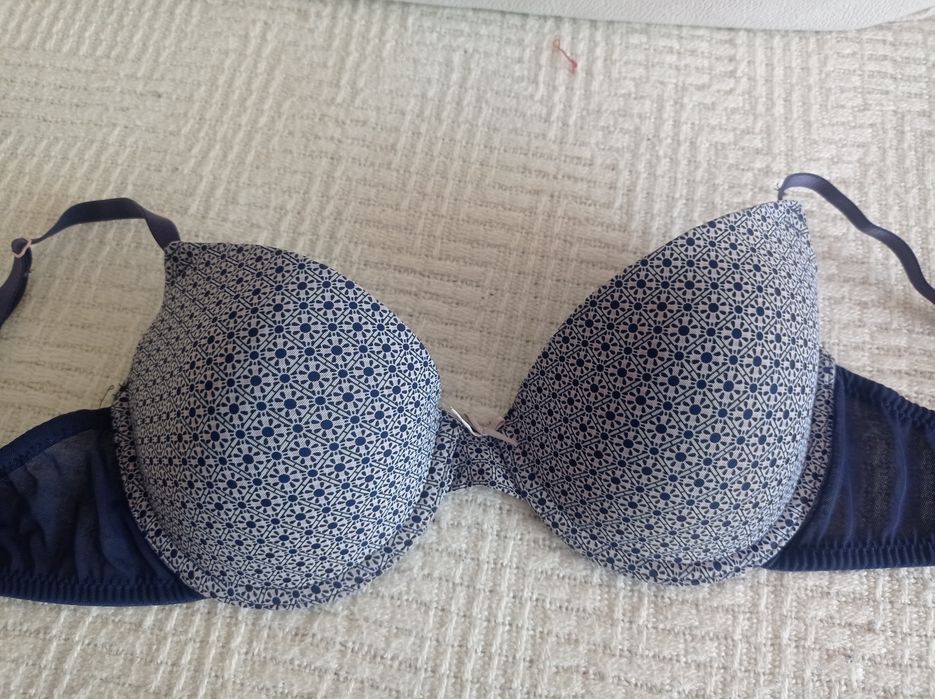 Stanik granatowy wzór 80d