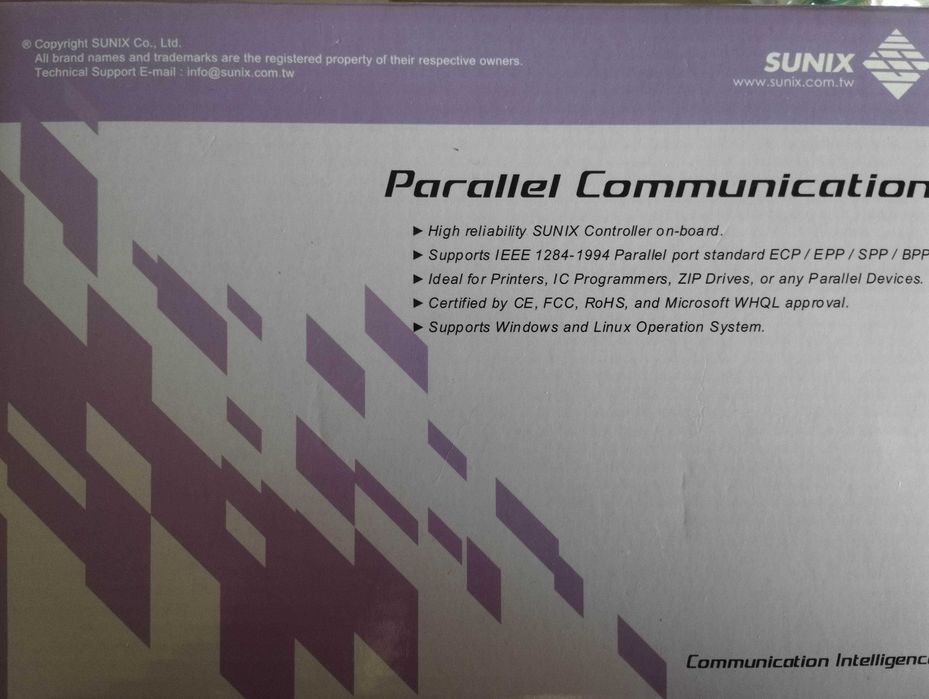 SUNIX - PCI 2-Port Parallel low Profile