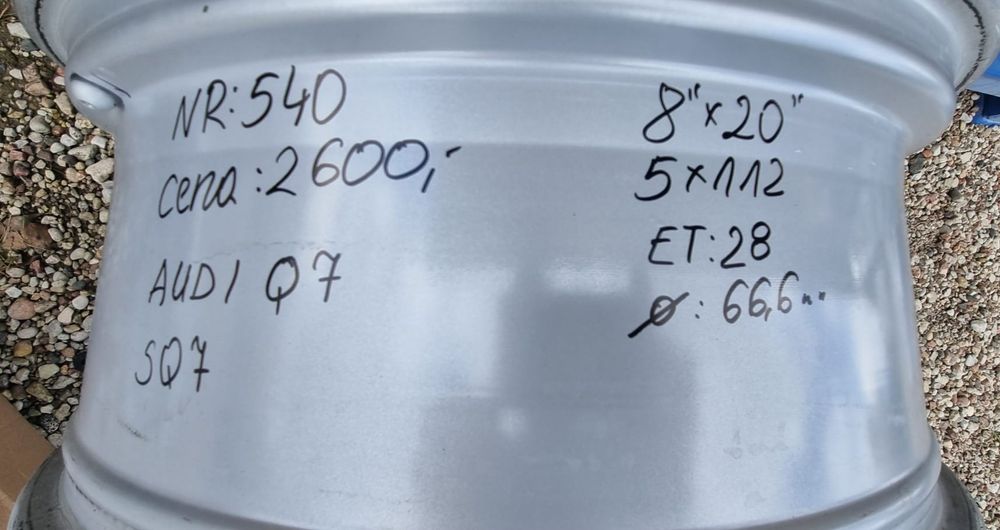 Alufelgi 20" 5x112 Audi Q7 SQ7