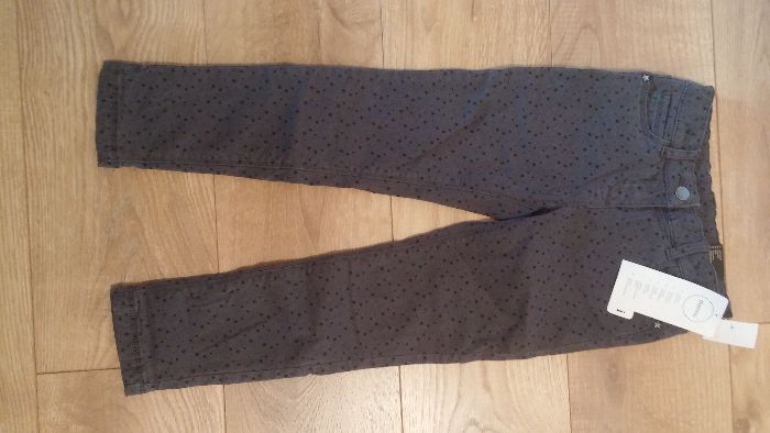 nowe H&M C&A spodnie, jegginsy dla dziewczynki 110 116