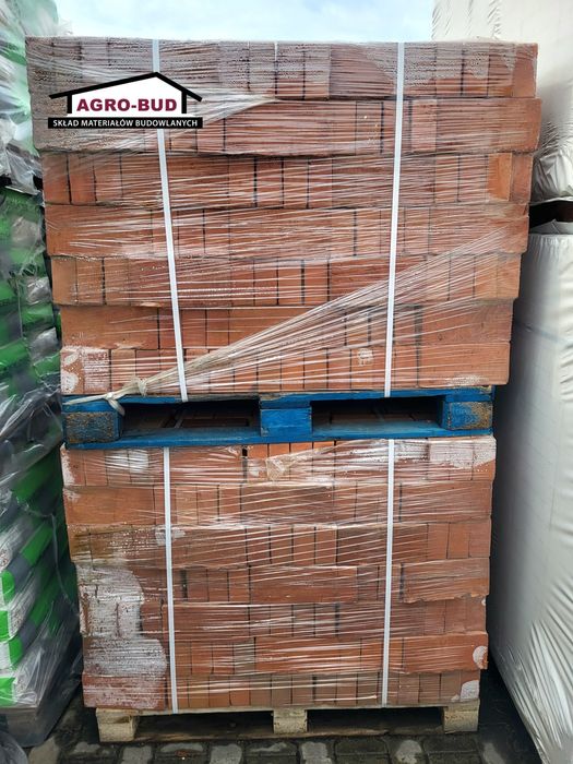 Cegła czerwona pełna palona budowlana