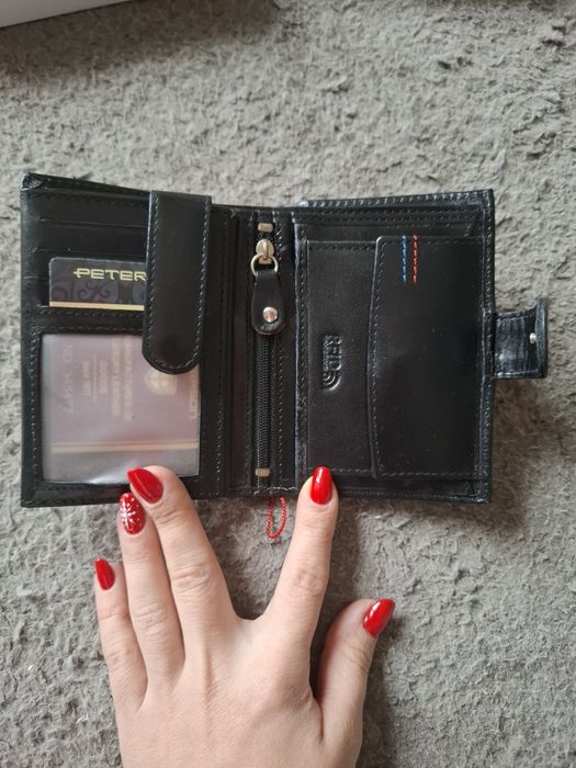 Portfel meski czarny