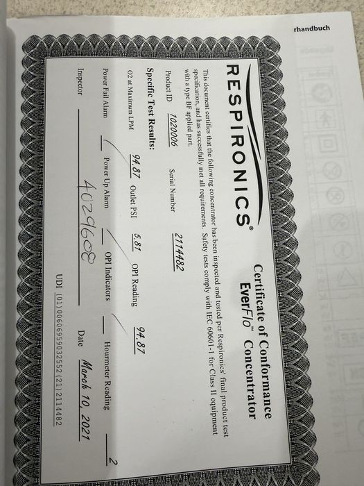 koncentrator tlenu Philips Respironics EverFlo / EverFlo Q