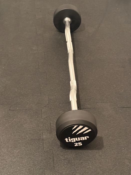 Ttiguar barbell łamany PU 25 kg