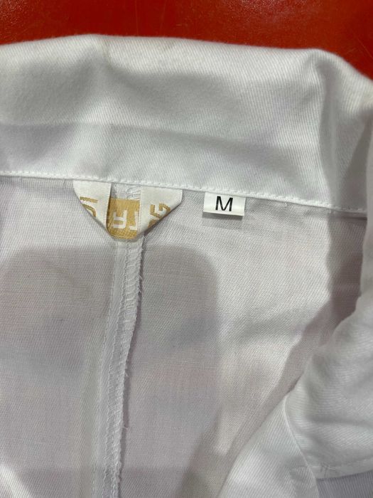 Bata de de trabalho para Homens e Mulheres, Estudantes, branca - M