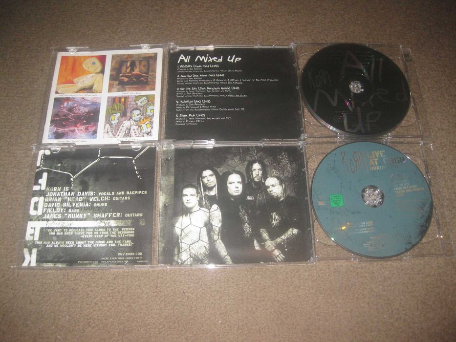 3 CDs dos "Korn"