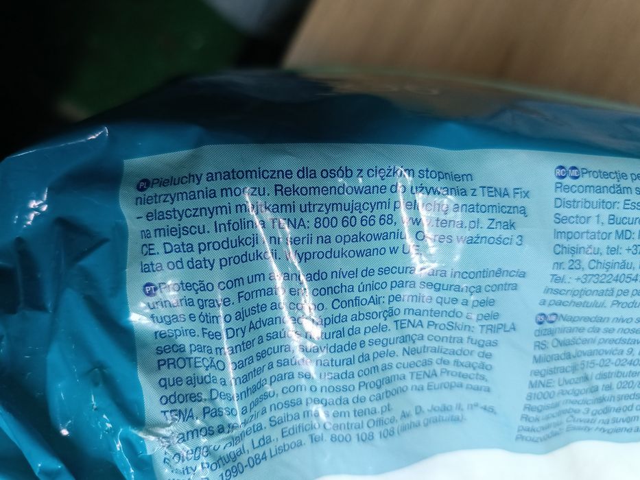 Tena Pieluchy anatomiczne majtki chłonne 36 szt