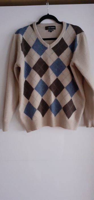 Sweter męski,wełna jagnięca+gratisy
