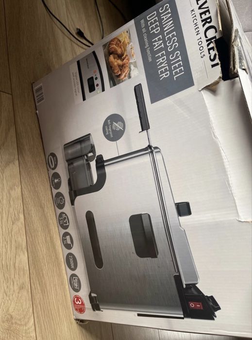 Frytkownica z funkcją czyszczenia oleju