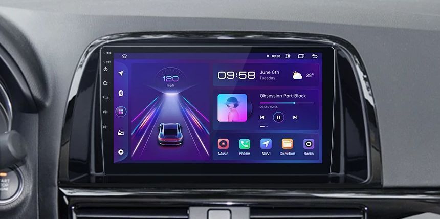 Mazda CX-5 2012–2015 – Radio Android 9" CarPlay
