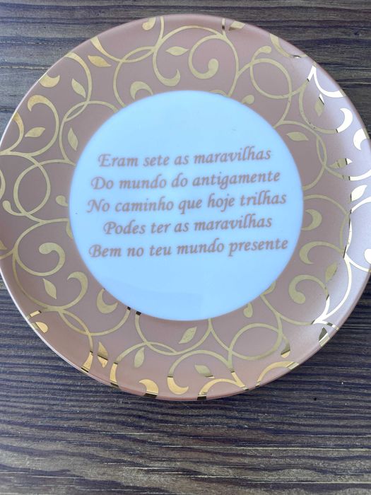 Peça de Coleção Porcelana SPAL - Babilónia Edição Limitada Ouro 24k