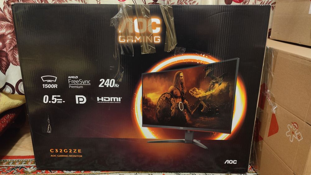 Монитор AOC C32G2ZE/ 32"/ FHD/VA/1500R/ 240Hz/полный комплект/ идеал