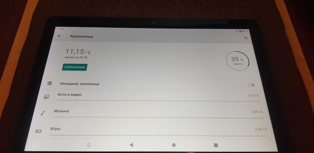 Планшет Onn 10 Pro 8 ядер 3/32 гб Full HD GPS