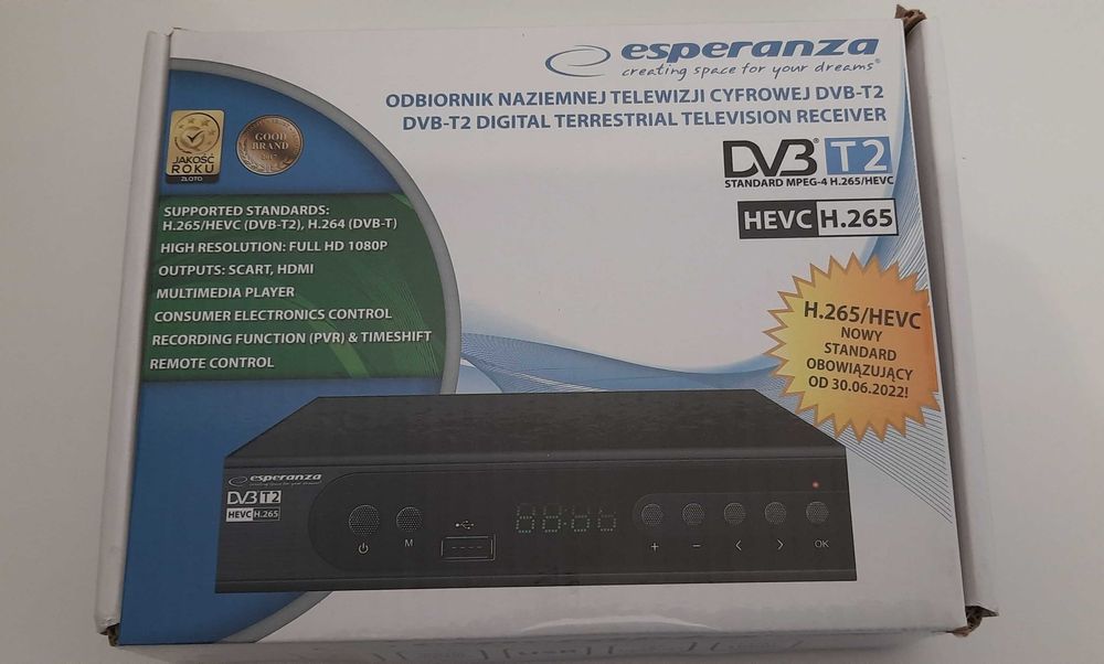 Dekoder DVB-T2 Esperanza