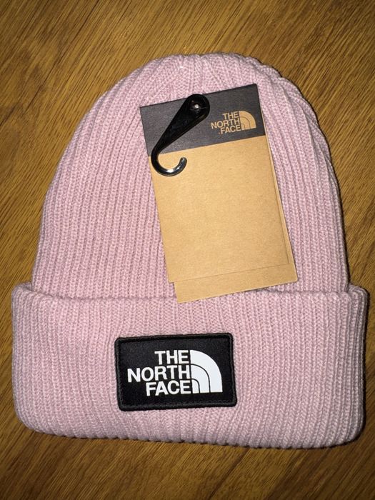 czapka the north face rozowa