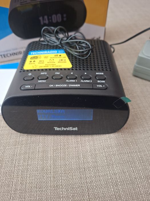 Radio Budzik Dab+ FM Zegar TechniSat  Nowe.
