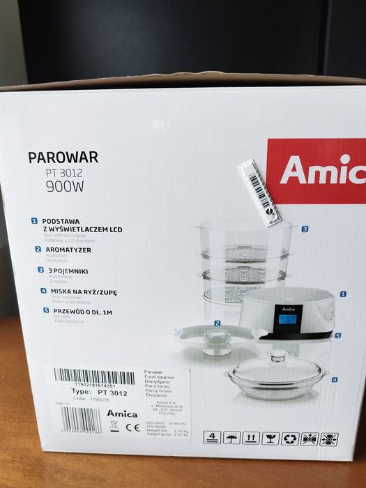 Parowar Amica PR 3012