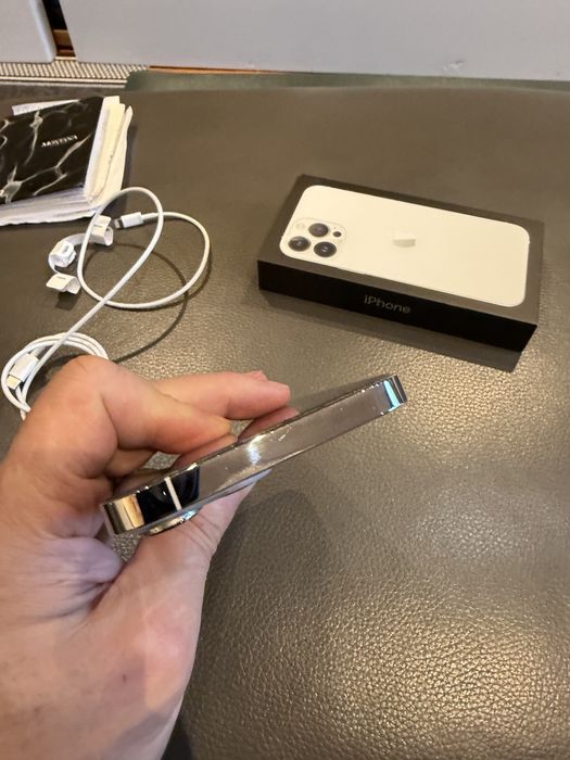 Iphone 13 PRO MAX SILVER 1 TB super stan