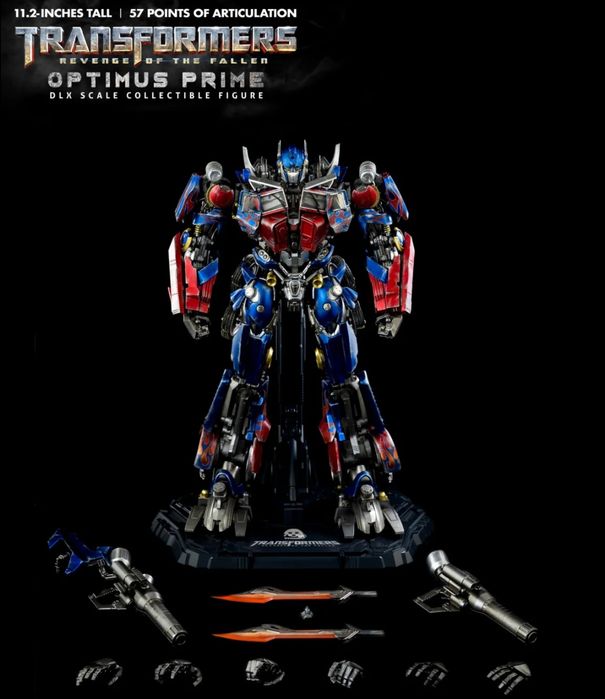 Optimus Prime Revenge of the Fallen DLX Threezero