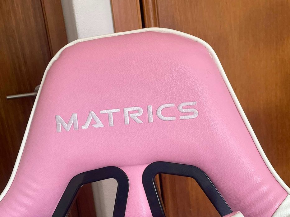 Cadeira Gaming Rosa Matrics