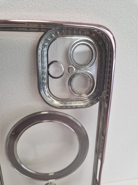 Bling Magsafe Case do Iphone 16 różowy