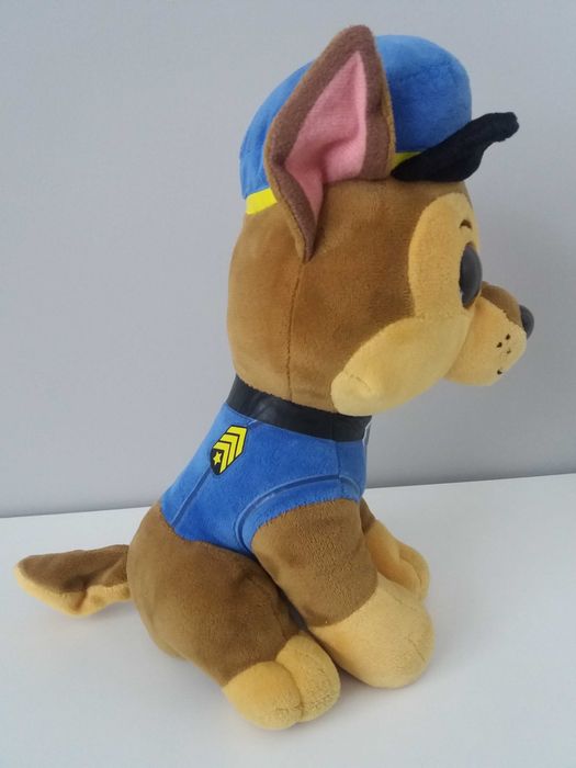 Pluszak duży Chase psi patrol 25cm oryginał jak NOWY brokatowe oczy