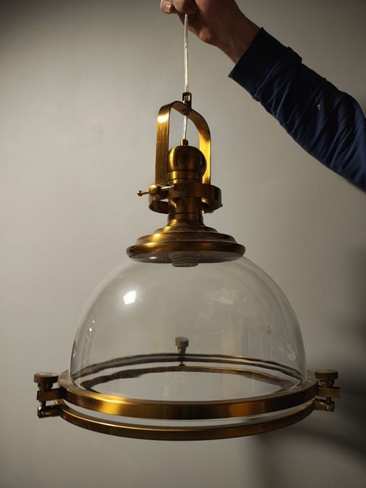 Lampa szklana antiq