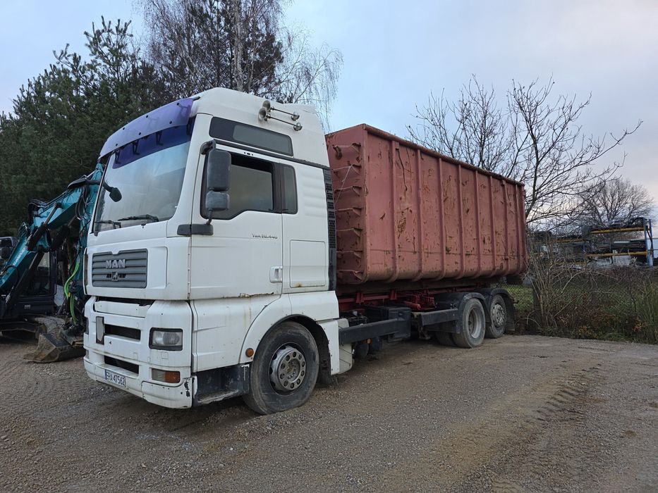 Man hakowiec kontener 6x2