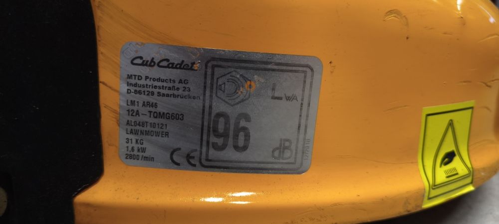 Kosiarka spalinowa CubCadet, 2,2 KM