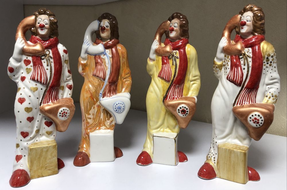Клоуны, фарфор, Коростень