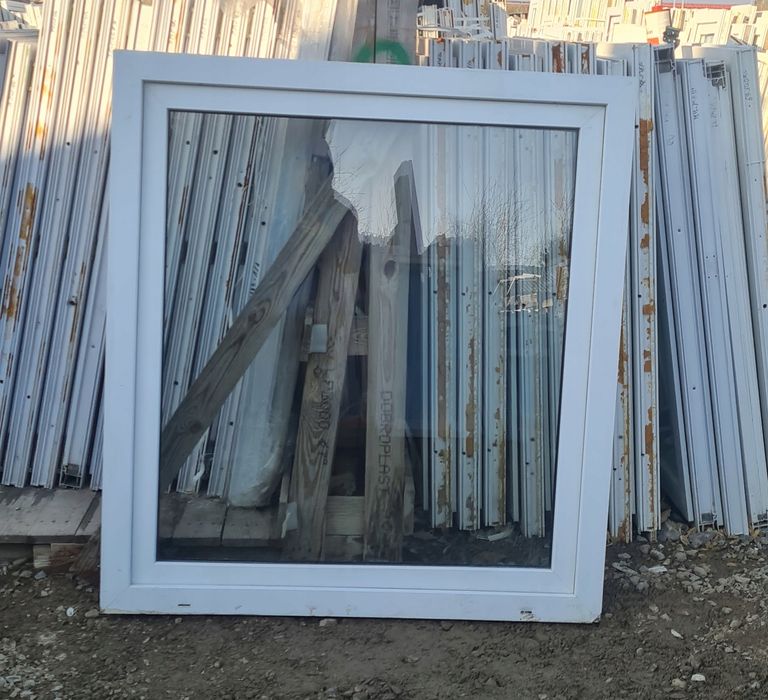 OKNA Używane 123x134 OKNO KacprzaK Plastikowe PCV Białe Lider Okna OLX