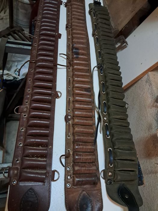 Cintos de caça em couro
