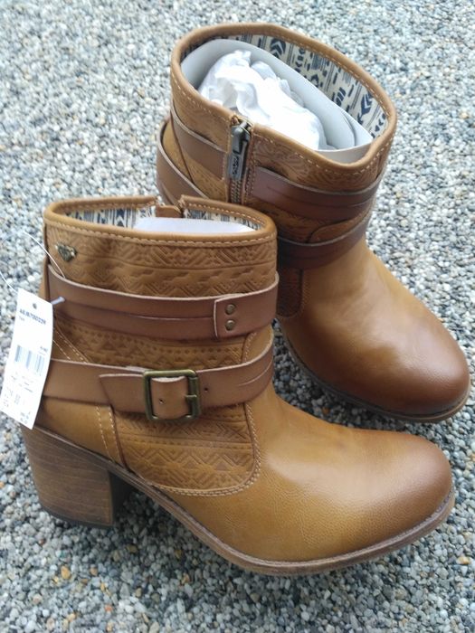 Nowe botki damskie 40 roxy buty obuwie na wiosnę na jesień za kostkę